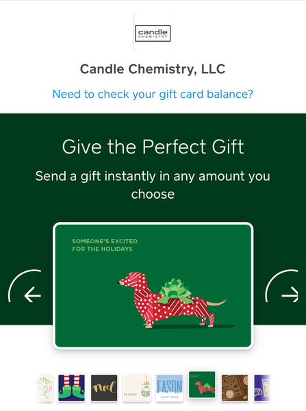 E-Gift Cards AVAILABLE NOW!