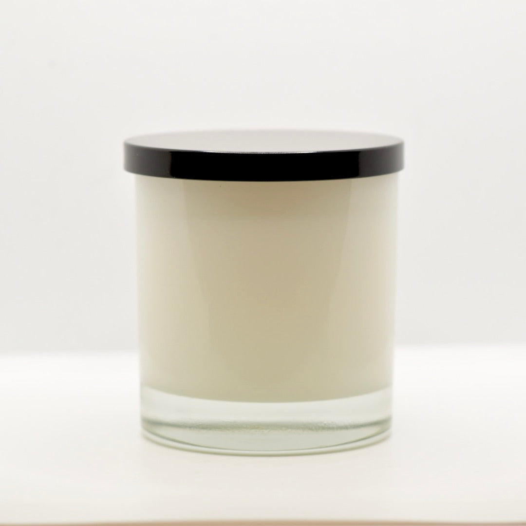 8oz Lidded Glass Jar Black Label Ginger Black Tea Candle