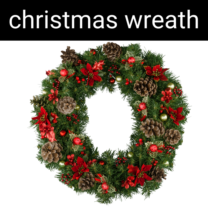 Christmas Wreath Candle