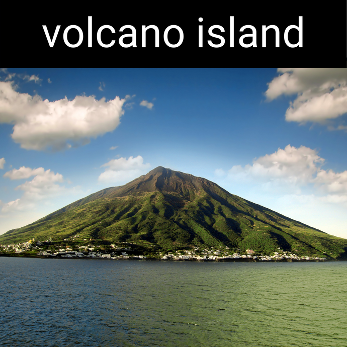 Volcano Island Candle